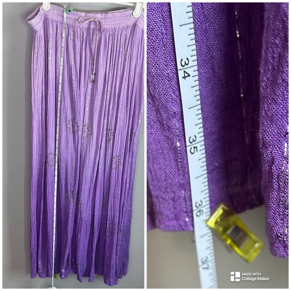 Temptations Purple Maxi Skirt - Picture 7 of 8